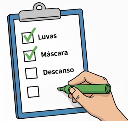 Imagem sobre hábitos de segurança