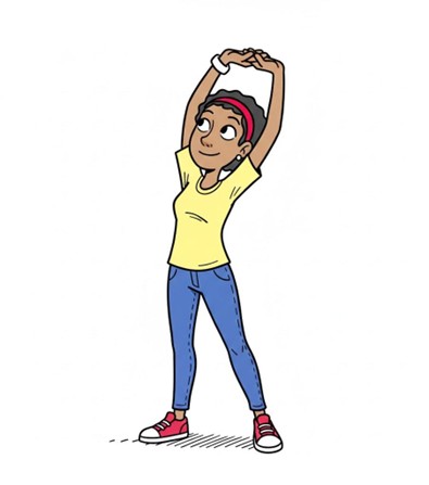 Imagem sobre alongamento